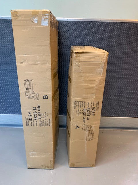 Black Reversible Linen Fabric 4-Seater Sectional Sofa with Chaise