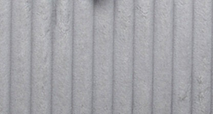 Reversible Grey Corduroy Sectional Sofa with Pull-Out Bed