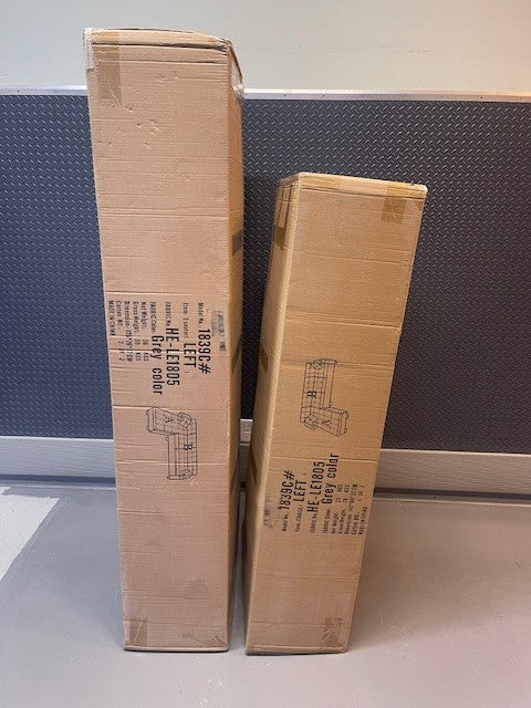 Extreme close-up of the center console area, focusing on the texture of the Grey Linen fabric and the integrated dual cup holders.