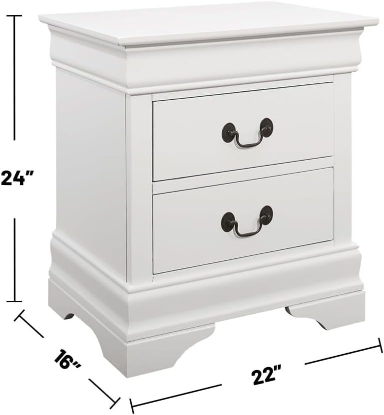 Detail of an open drawer, showing the durable French dovetail construction and Kenlin center glides.